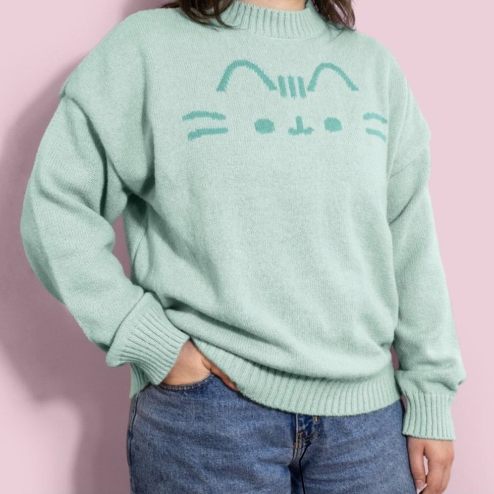 NEW! Pusheen Box Exclusive Oversized Knit Sweater 3x NWT